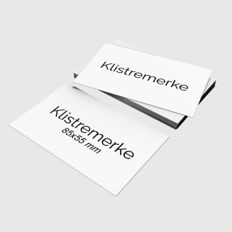 Selvklebende etiketter/visittkort