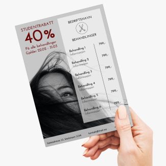 Flyer A5 - Frisør