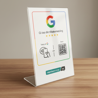 Essential - Google anmeldelsesskilt