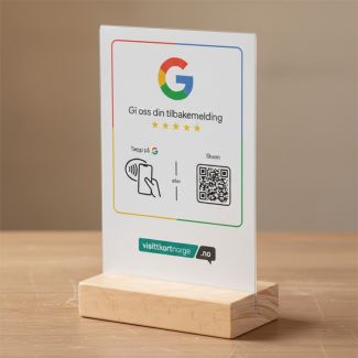 Premium - Google anmeldelsesskilt