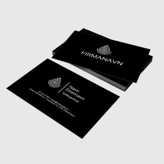 Visittkort - Elegant dråpe