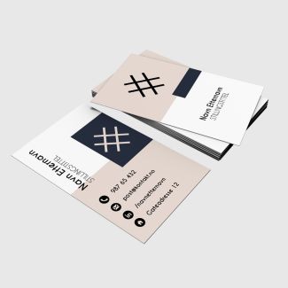 Visittkort - Hashtag