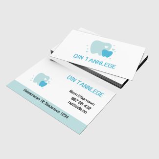 Visittkort - Hjertetann