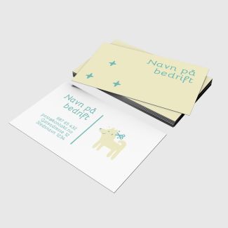 Visittkort - Hundestell