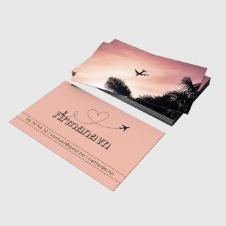 Visittkort - Kjærlighetsreise