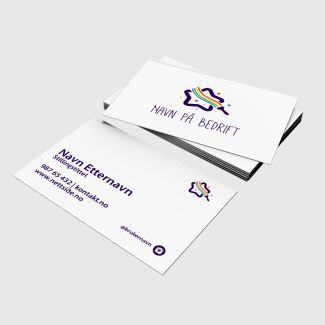 Visittkort - Kreativ pensel