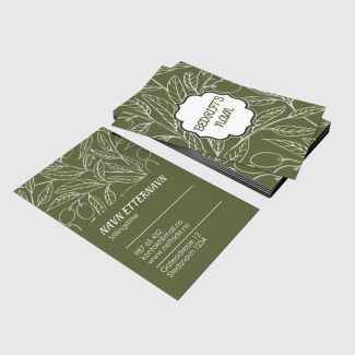 Visittkort - Oliven