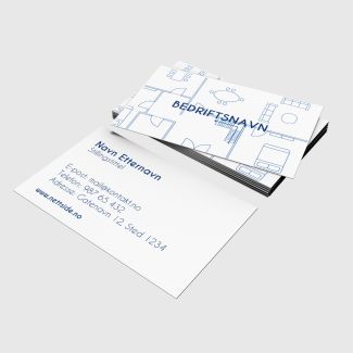 Visittkort - Plantegning