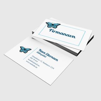 Visittkort - Sommerfugl