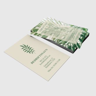 Timekort - Palmeblad