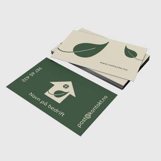 Visittkort - Blad