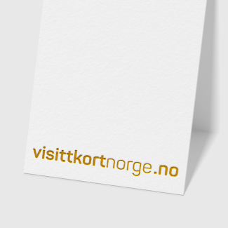 Visittkort gullfolie