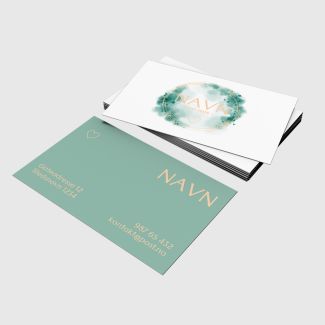 Visittkort - Tidløs turkis