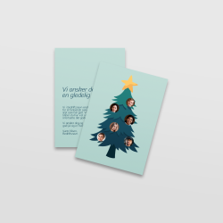 Kort A5 - Juletre