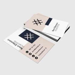 Visittkort - Hashtag