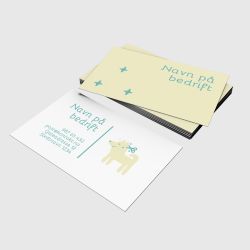 Visittkort - Hundestell