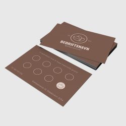 Visittkort - Kaffebønne