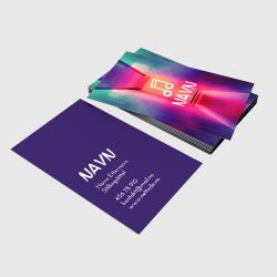 Visittkort - Neon note