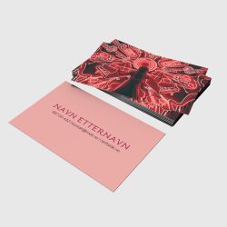 Visittkort - Rosa toner