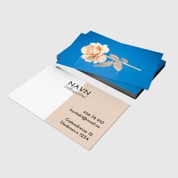 Visittkort - Rose