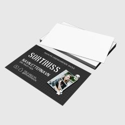 Russekort - Sortruss