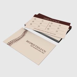 Visittkort - Ryggsøyle