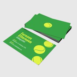 Visittkort - Tennisball