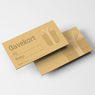 Gavekort - Gullpakke