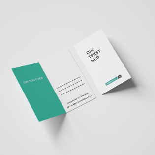 Brettet visittkort - Vertikal