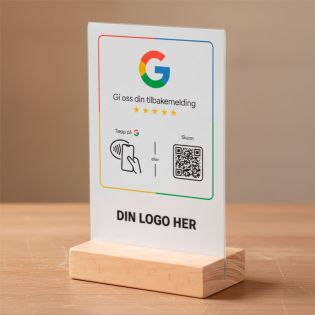 Premium - Google anmeldelsesskilt