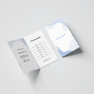 Timekort - Rådgiver - 4-sidig