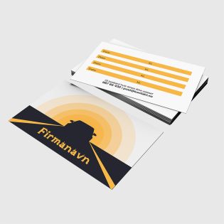 Timekort - Solnedgang