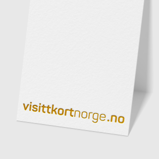 Visittkort gullfolie