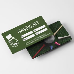 Gavekort - Golf